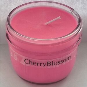 Handmade 8oz cherry blossom candle made with soywax
